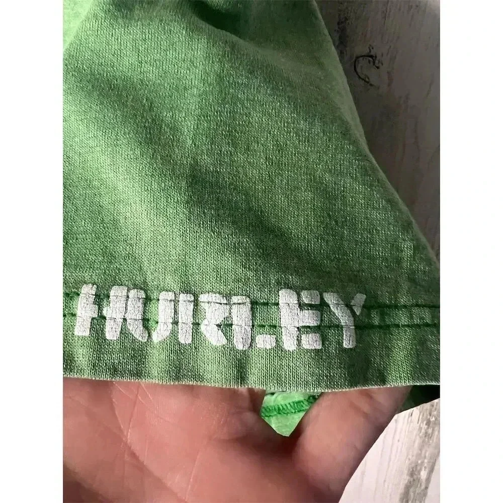 Hurley International The Movement Mens Green Heather Graphic T-Shirt Size M USA